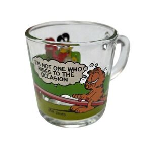 Vintage‎ Garfield McDonald's Glass Mug Odie Arlene